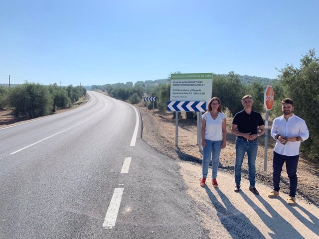 Visita a la carretera JA-3100 tras su adecuación.