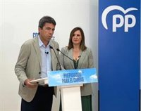 Mazón señala que el próximo curso político para el PPCV "no será de la protesta sino de la propuesta"
