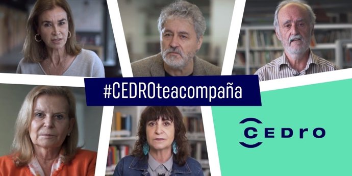 La campaña #CEDROteAcompaña difunde los testimonios de algunos de los beneficiarios de esta actividad social a través de la voz e imagen de Rosa Montero , Manuel Rivas, Carme Riera, Carmen Posadas y Juan Kruz Igerabide.