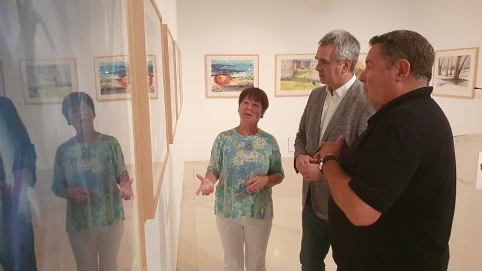 Asier Madarieta,  Isabel Sanjuan e Ignacio González.