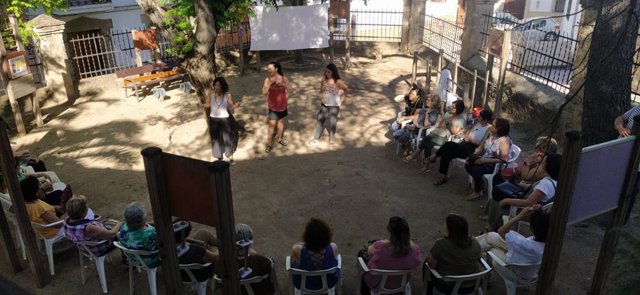 Taller del programa 'Los viernes al sol. Construyendo salud'.
