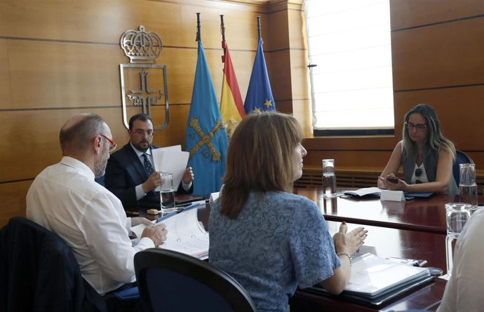 Reunión del consejo de Gobierno del Principado de Asturias.