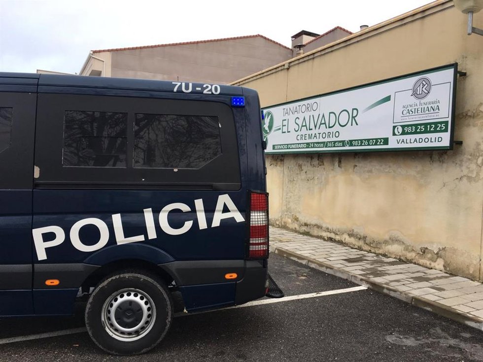 Archivo - Registro de las oficinas de El Salvador en el presunto fraude funerario en Valladolid