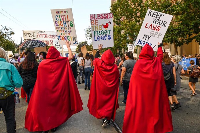 Archivo - Manifestación a favor del aborto en Estados Unidos.