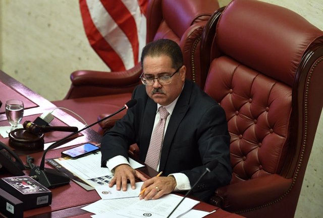 Archivo - El líder del Partido Popular Democrático (PPD) de Puerto Rico y presidente del Senado, José Luis Dalmau Santiago.
