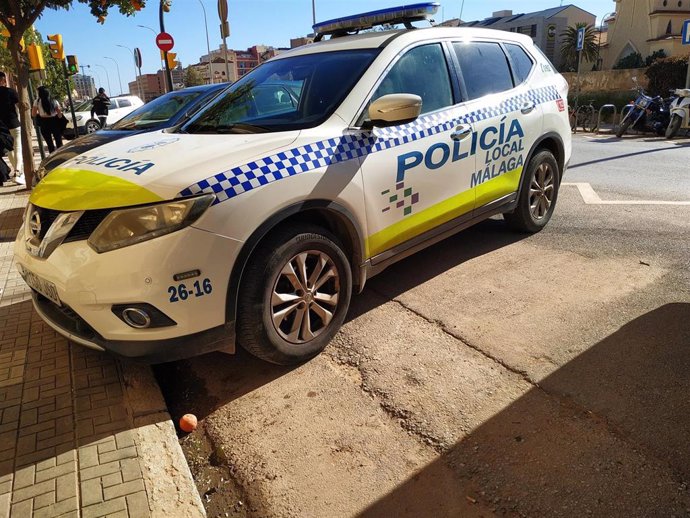 Archivo - Coche de la Policía Local de Málaga