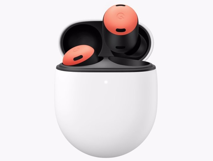 Pixel Buds Pro en color coral