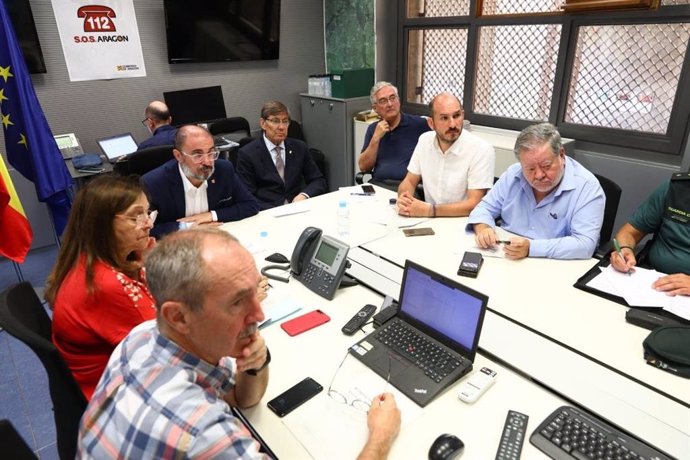 La reunión del CECOPI se celebra en el Edificio Pignatelli.