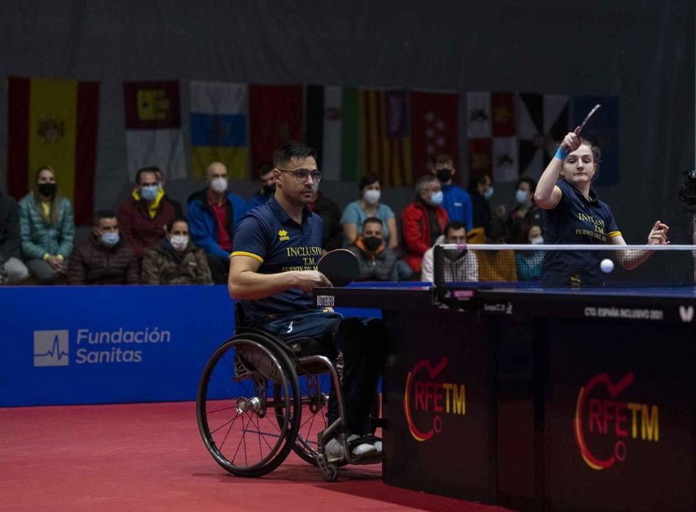 Imagen del I Campeonato de España Inclusivo de Tenis de Mesa