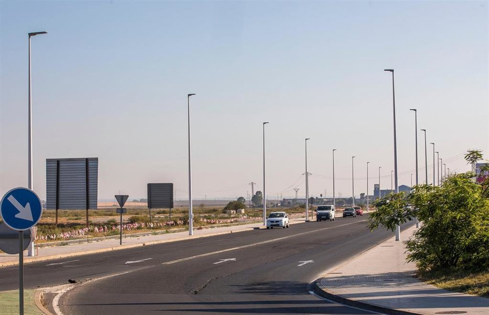 Alumbrado público del Paseo Marítimo.
