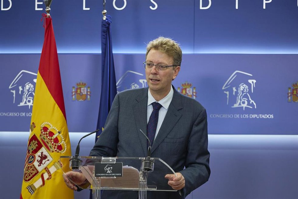 El portavoz del PDeCAT en el Congreso, Ferran Bel.