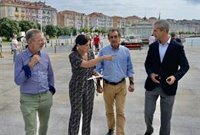El paseo marítimo de Santander reabre en su totalidad tras finalizar las obras del Muelle de Maura