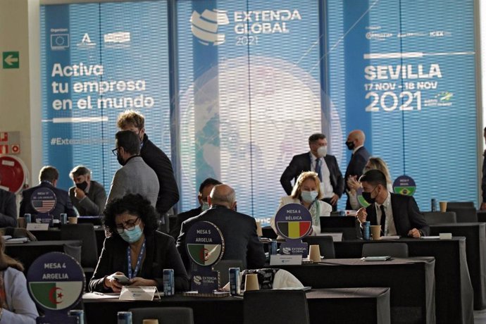 Archivo - Economía.-Extenda Global cierra su edición 2021 con más de 1.500 encuentros de negocio y 740 empresas