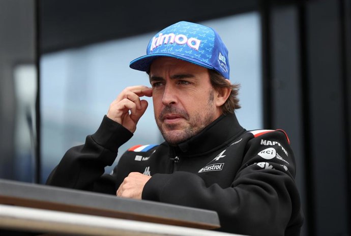 Fernando Alonso, durante el fin de semana del GP de Gran Bretaña