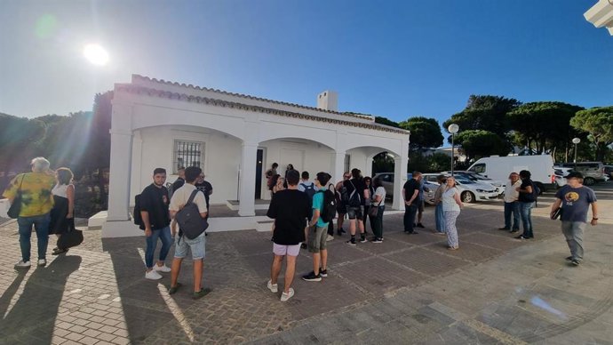 El alumnado del curso de la UNIA dedicado a la dirección de fotografía.