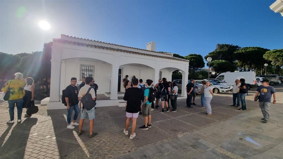 El alumnado del curso de la UNIA dedicado a la dirección de fotografía.