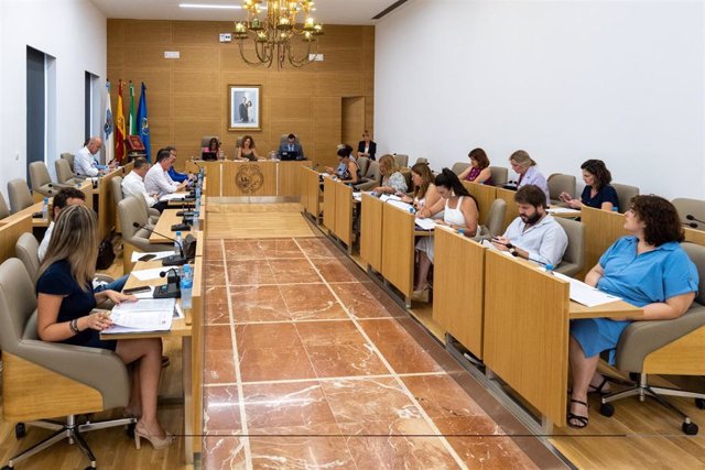 Pleno del mes de julio de la Diputación de Huelva.