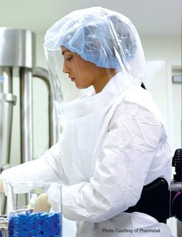 The Sentinel Clear XE is a best-in-class powered air purifying respirator (PAPR), engineered with advanced film technology that provides superior visibility, comfort, and protection for pharmaceutical and life sciences workers.