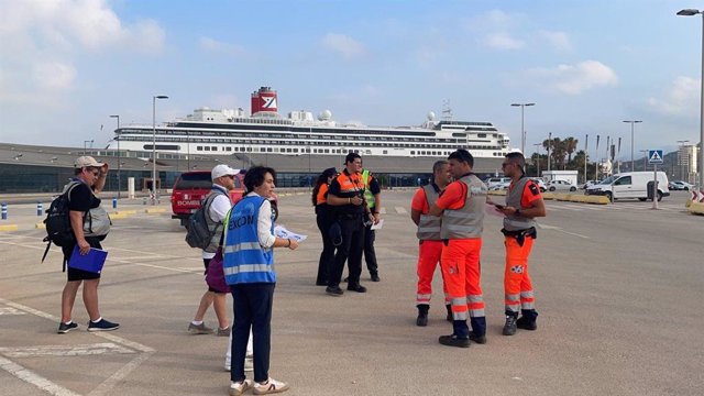 Simulacro de rescate en el puerto de Málaga para probar soluciones de comunicaciones móviles
