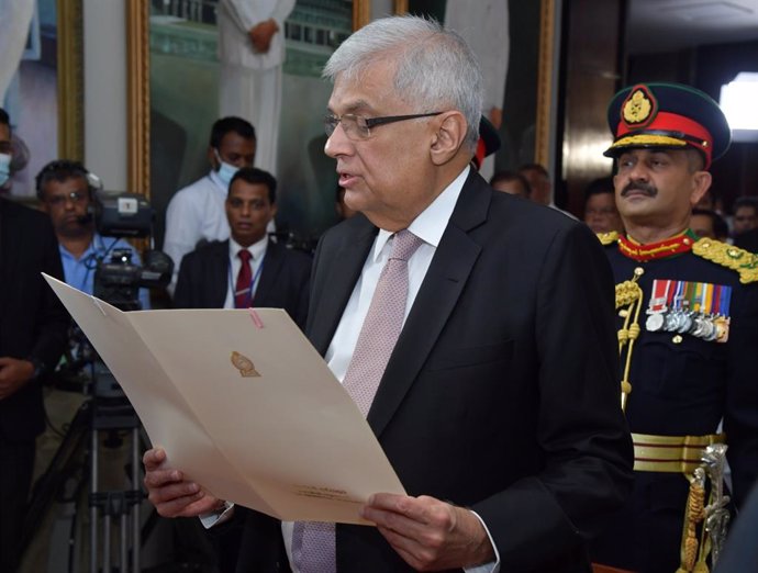 El nuevo presidente de Sri Lanka, Ranil Wickremesinghe.