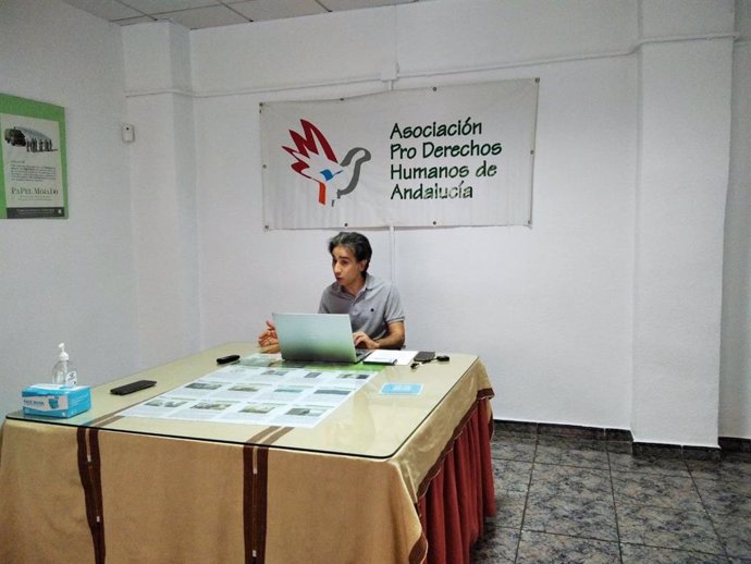 El delegado provincial de APDH-A en Córdoba, Carlos Arce.