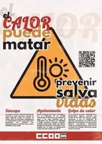 CCOO Huelva exige a las empresas "medidas de prevención" para los trabajadores expuestos a las altas temperaturas