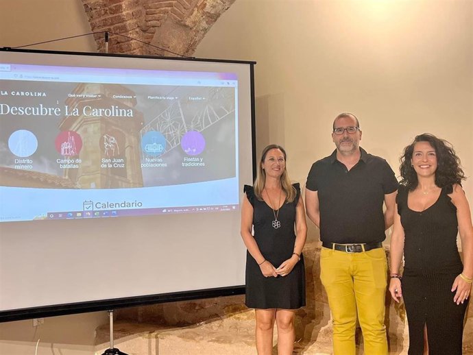 Presentación de la web de turismo.