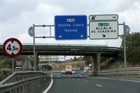 Cortes de tráfico nocturnos en la A-92 por obras de refuerzo del firme entre Sevilla y Alcalá
