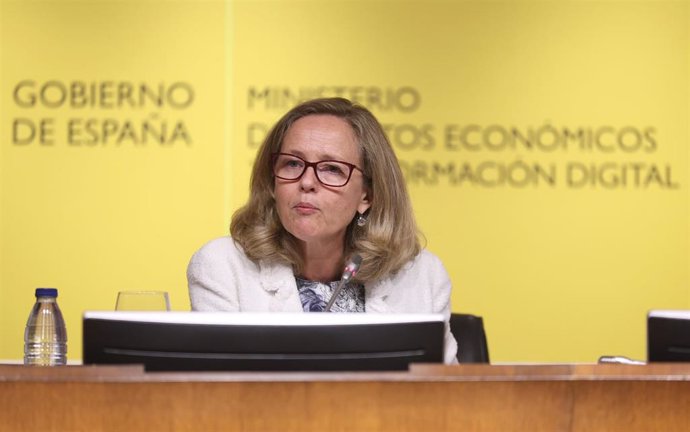 La vicepresidenta primera y ministra de Asuntos Económicos y Transformación Digital, Nadia Calviño.