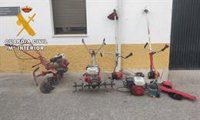 Cuatro detenidos acusados de robo de maquinaria en explotaciones agrícolas de Torredonjimeno y Jamilena (Jaén)