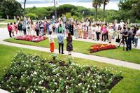 La UIMP planta un rosal dedicado a Margarita Salas en los jardines del Palacio de la Magdalena