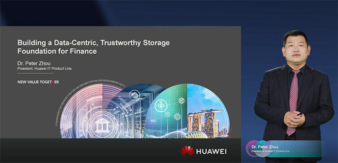Dr. Peter Zhou, President of Huawei IT product line
