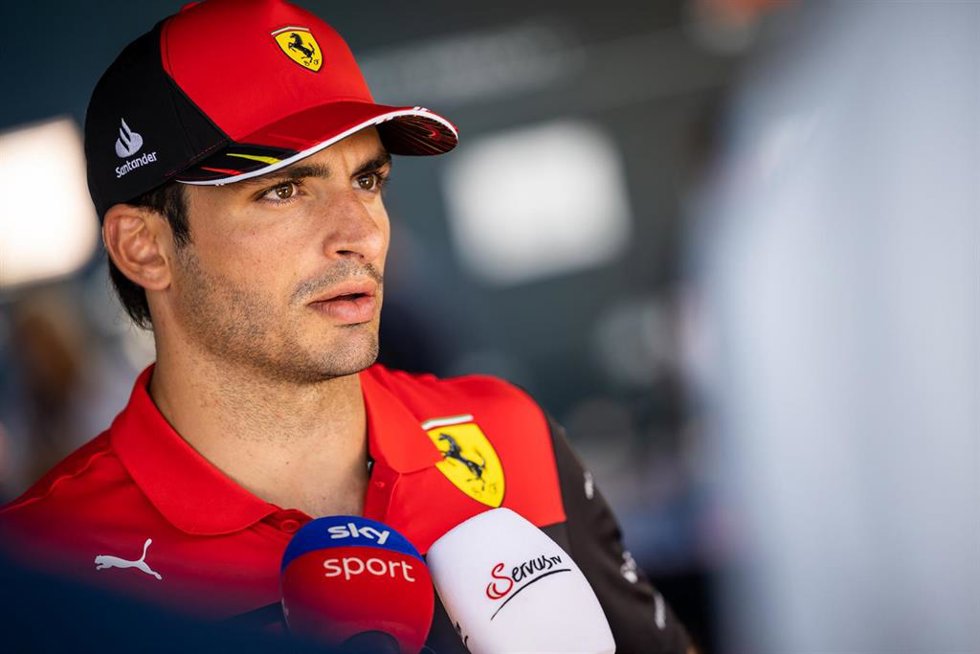 Carlos Sainz (Ferrari) en el Gran Premio de Francia 2022.
