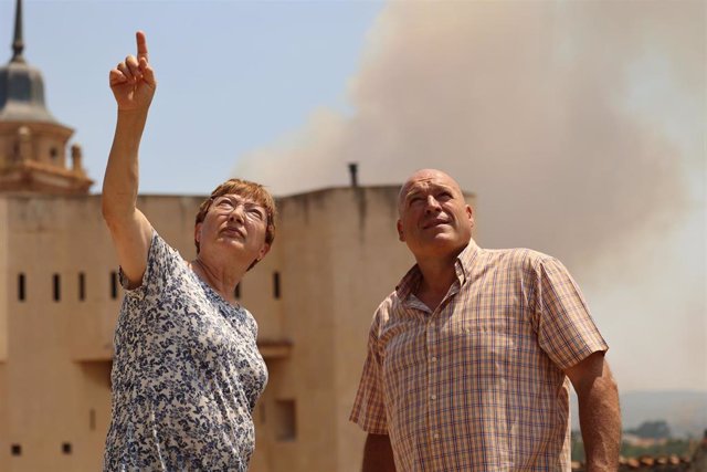  El incendio, declarado el 18 de julio en el municipio aragonés obligó a desalojar varias localidades