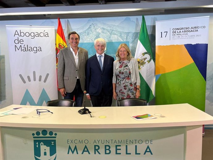 Presentación del 17 Congreso Jurídico de la Abogacía de Málaga que será en Marbella el 27 y 28 de octubre