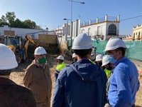 Valencina (Sevilla) lamenta el rechazo de PP y Podemos de conservar restos arqueológicos de la obra de la biblioteca