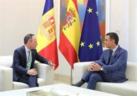 Sánchez manifiesta su apoyo al presidente de Andorra para su Acuerdo de Asociación con la UE