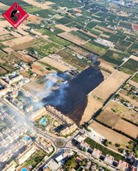Sofocado un incendio en Dénia a 500 metros de varias viviendas, que obliga a activar el nivel 1 del PEIF