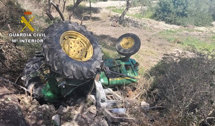 Tractor accidentado