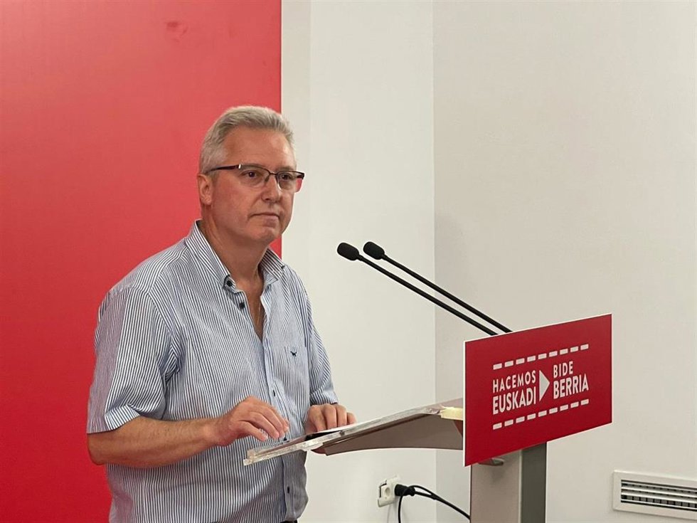 El secretario general del PSE-EE de Gipuzkoa, José Ignacio Asensio
