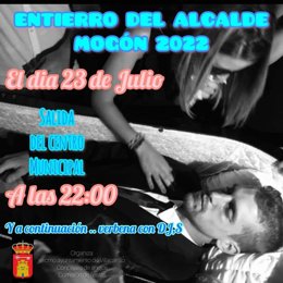 Cartel anunciador del particular entierro-