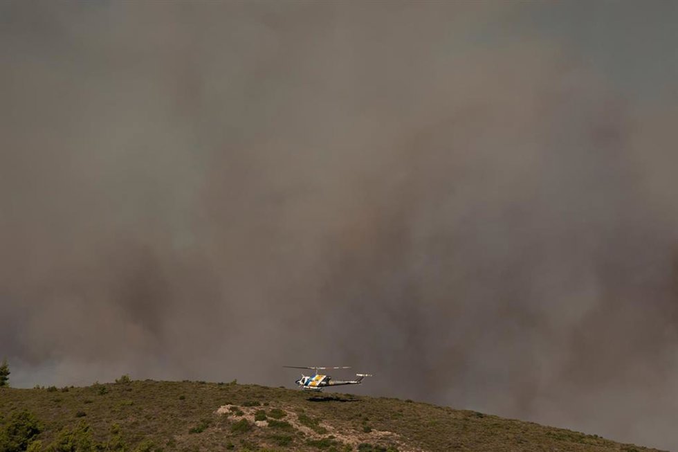Imagen de archivo de los incendios en Grecia