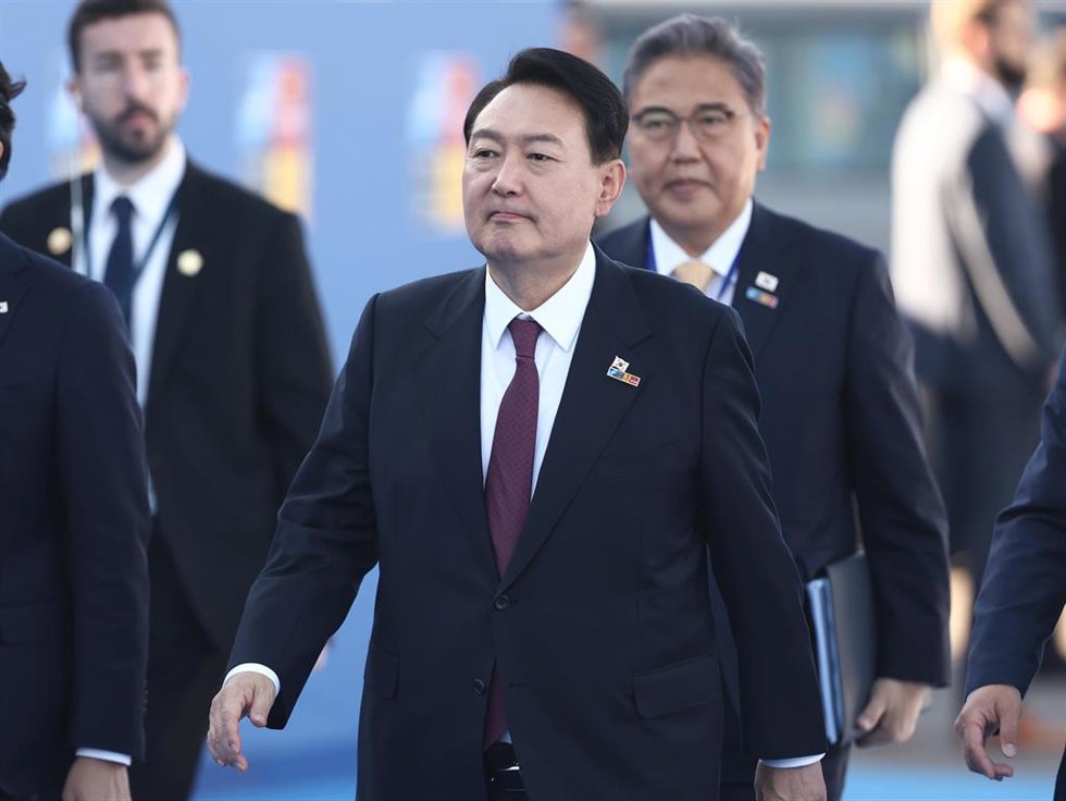 El presidente de Corea del Sur, Yoon Suk Yeol 