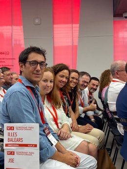 El secretario de Ideas y Proyecto Político del PSIB, Iago Negueruela,asiste al Comité Fedral del PSOE junto al resto de la delegación socialista de Baleares