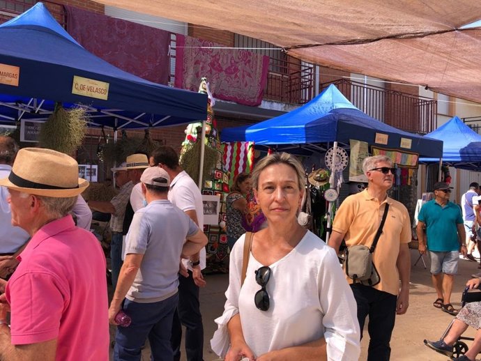 La vicesecretaria general del PP de C-LM, Ana Guarinos, en La Ventosa