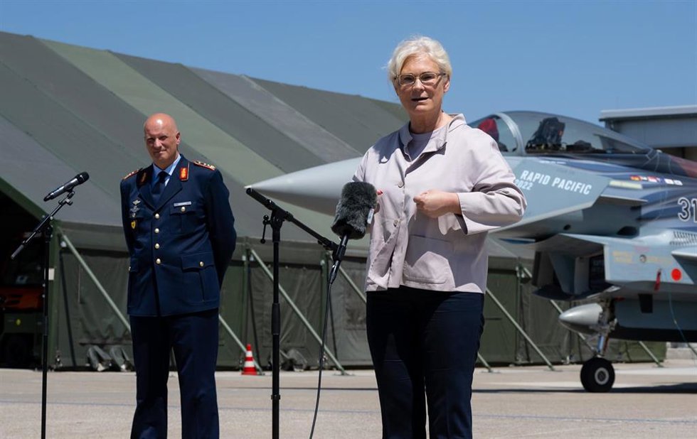 La ministra de Defensa de Alemania, Christine Lambrecht