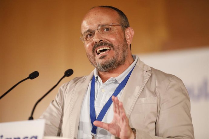 El líder del PP a Catalunya, Alejandro Fernández