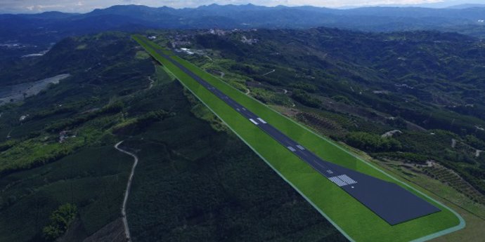 Archivo - Futuro Aeropuerto del Café, en Colombia