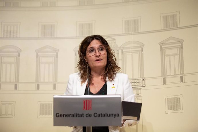 La consellera de la Presidencia de la Generalitat de Cataluña, Laura Vilagr