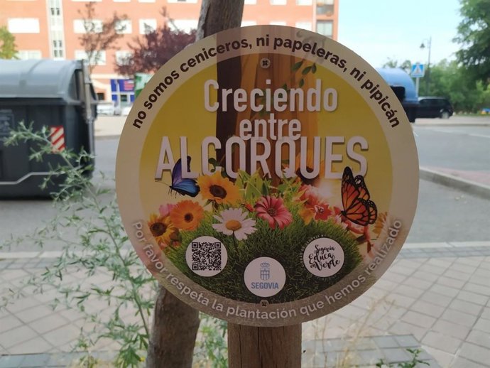 Programa 'Creciendo entre alcorques' en Segovia.